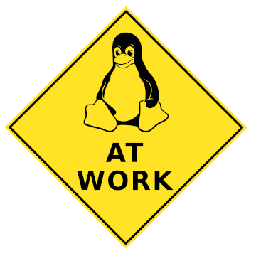 Linux at Work logo